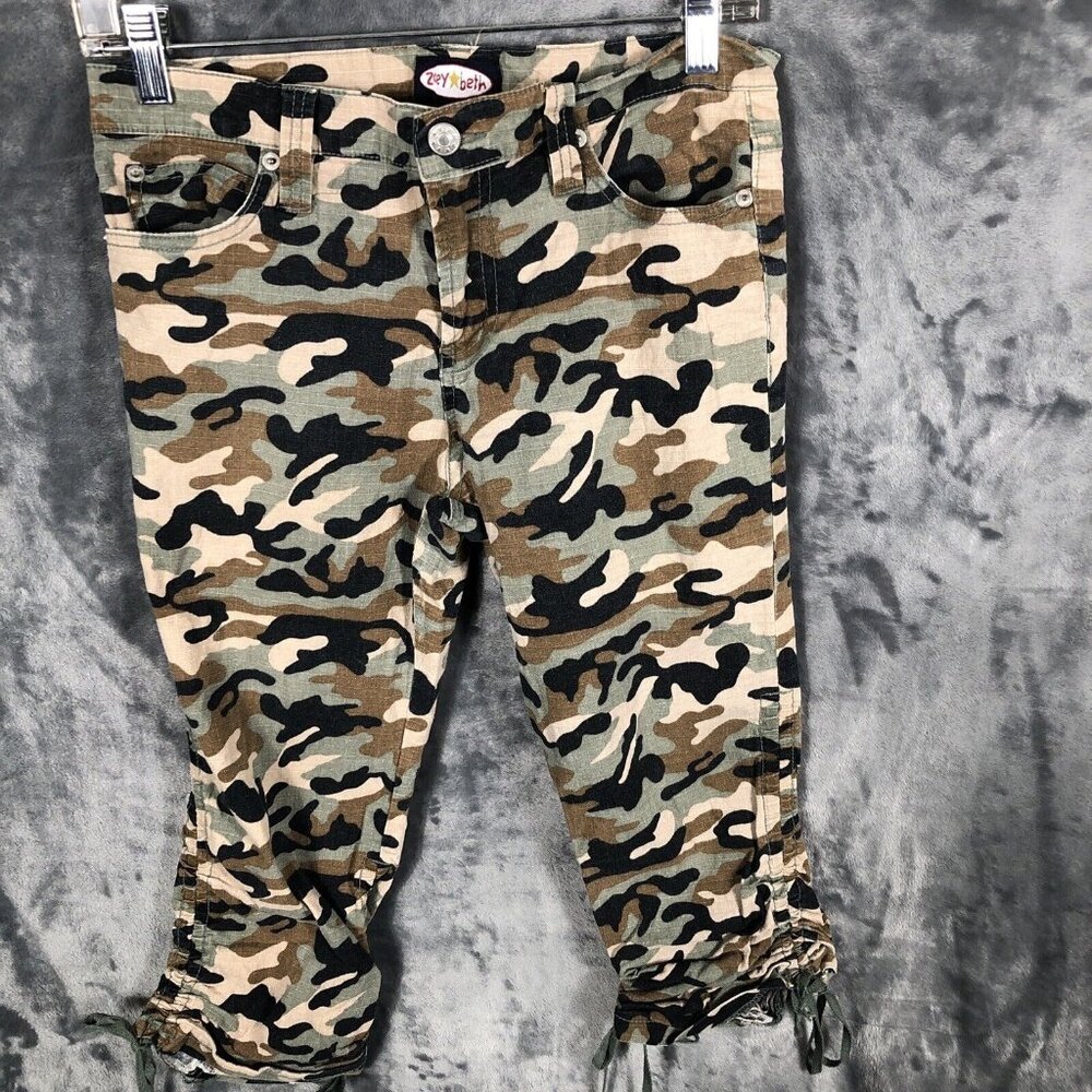 Zoey Beth Shorts Girls 9 Camouflage Bermuda Pants - Picture 1 of 9